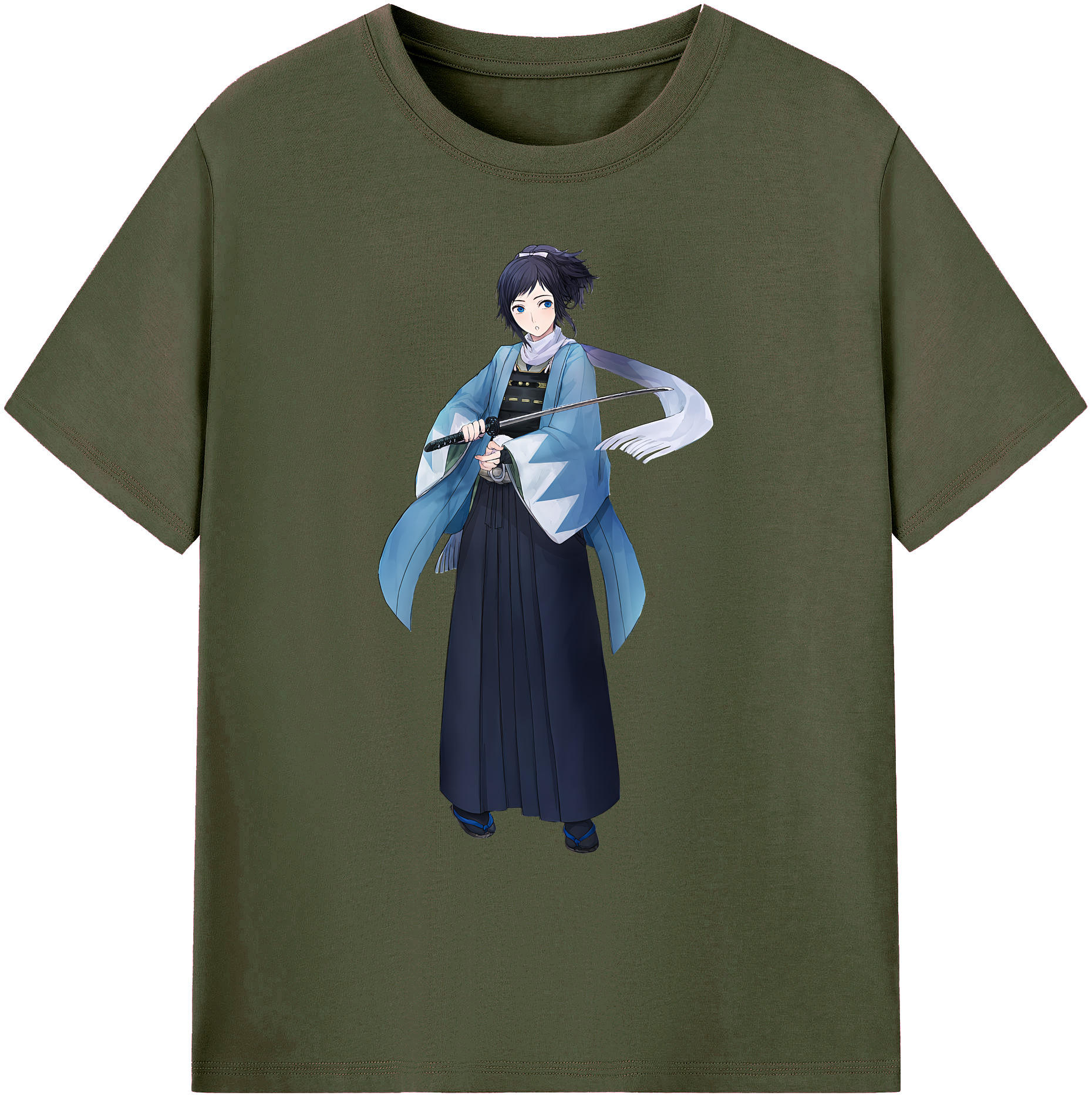 （画像用） 刀剣乱舞 Touken Ranbu 綿100％ メンズ半袖Tシャツ｜肌触りやわらか＆通気性